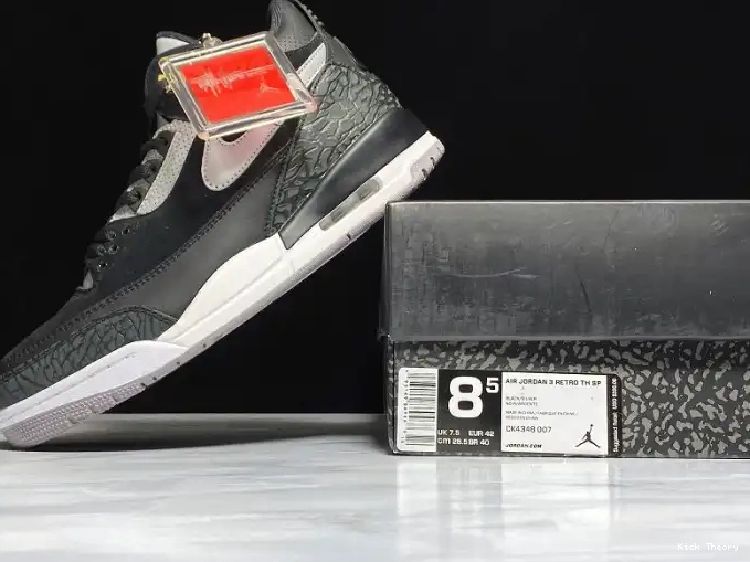 Kicktheory Jordan Grey Air Cement CK4348-007 Tinker Black 3 0528